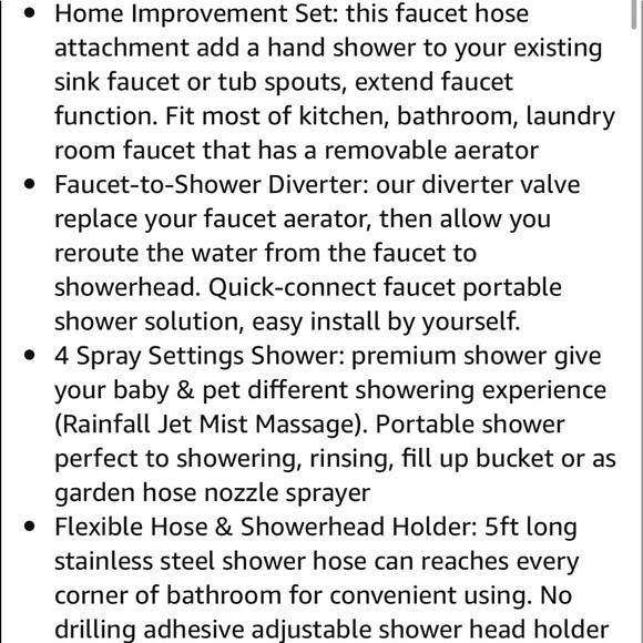 NEW Zconiey faucet adapter kitchen/bath/laundry - Picture 8 of 9